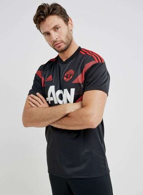 Original Mens adidas Manchester United PreMatch Top Official Licensed CW5824 Size XXL