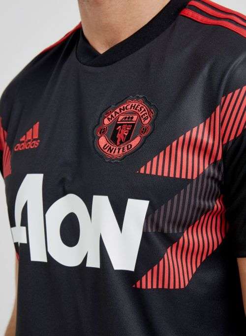 Original Mens adidas Manchester United PreMatch Top Official Licensed CW5824 Size XXL
