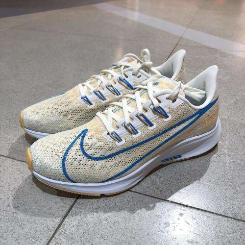 Original Women's Nike Zoom Pegasus 36 Disrupt Sail/ Blue Hero BV5740 100 Size UK 5.5 (SA 5.5)