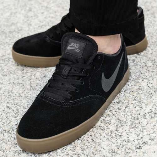 Original Mens Nike SB CHECK  Black /Anthracite 705265 003 Size UK 8 (SA 8)