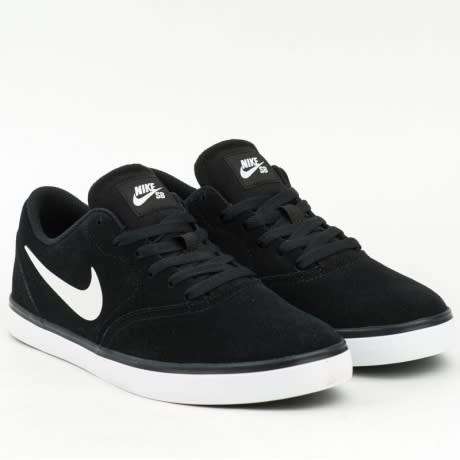 Original Mens Nike SB CHECK 705265 006 Black /White 705265 006 Size UK 9 (SA 9)