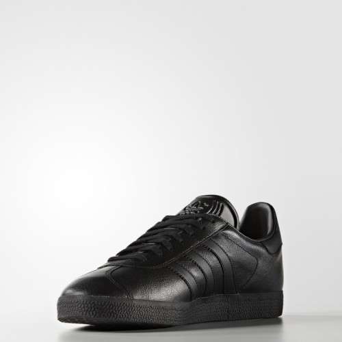 Original Men's adidas Gazelle Core Black/Gold Metallic BB5497 Size UK 7 (SA 7)