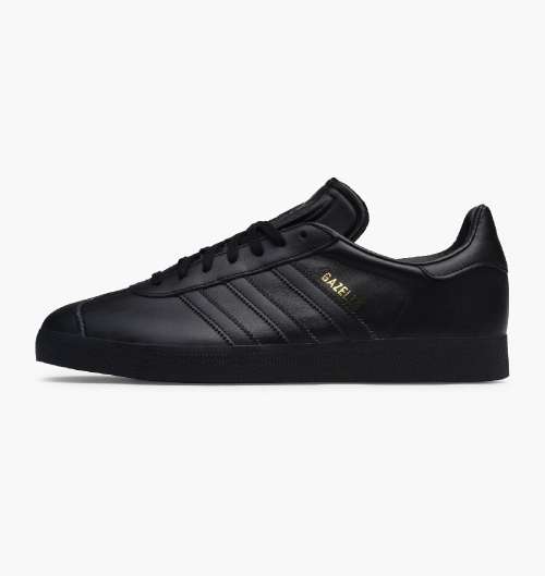 Original Men's adidas Gazelle Core Black/Gold Metallic BB5497 Size UK 7 (SA 7)