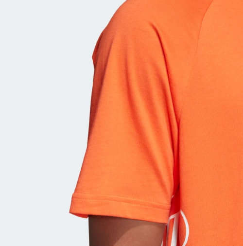 Original Men's adidas Flamestrike Tee True Orange DU8108 Size XL