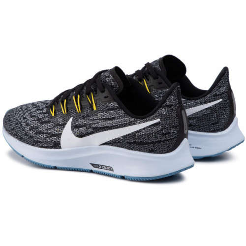 Original Women's Nike Air Zoom Pegasus 36 Shield Black White/ Half Blue AQ2210 010 Size UK 5.5