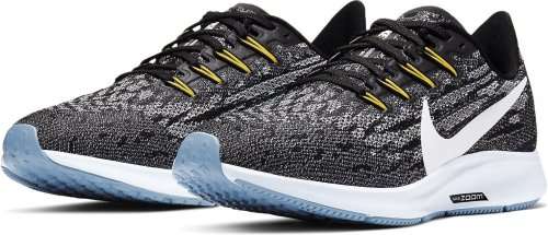 Original Women's Nike Air Zoom Pegasus 36 Shield Black White/ Half Blue AQ2210 010 Size UK 5.5