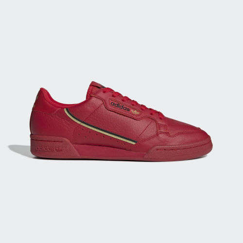 Original Men's adidas CONTINENTAL 80 RED EE4144 Size UK 9 (SA 9)