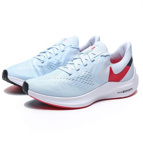 Original Women's Nike Zoom Winflo 6  Half Blue/Red Orbit AQ8228 401 Size UK 5.5 (SA 5.5)