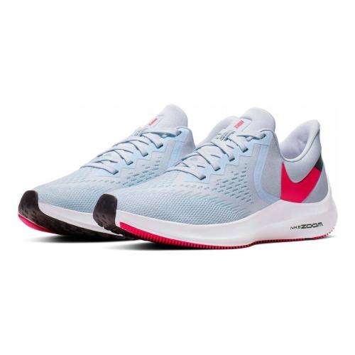 Original Women's Nike Zoom Winflo 6  Half Blue/Red Orbit AQ8228 401 Size UK 5.5 (SA 5.5)