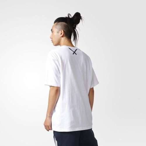 Original Men's adidas XBYO TEE White BQ3054 Size Large