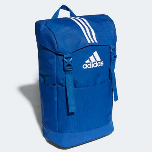 Original adidas Unisex Classic 3 Stripe Backpack Blue Work Travel Gym Bag DM7791
