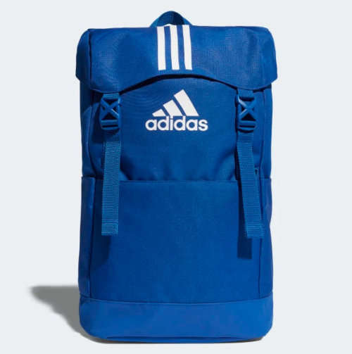 Original adidas Unisex Classic 3 Stripe Backpack Blue Work Travel Gym Bag DM7791