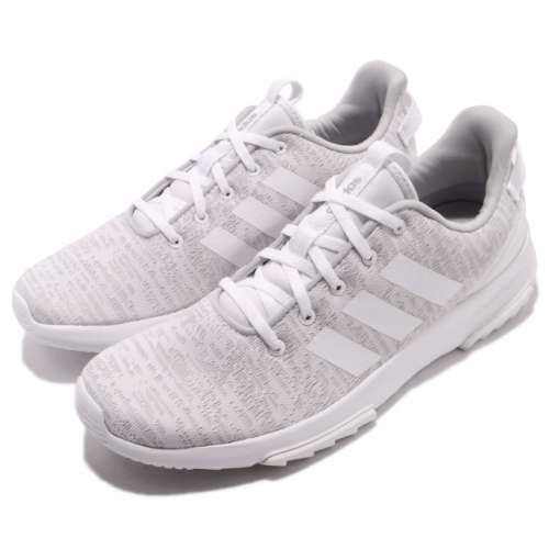 Original Men's adidas Cloud Foam Racer TR Grey/ White DB0682 Size UK 12 (SA 12)