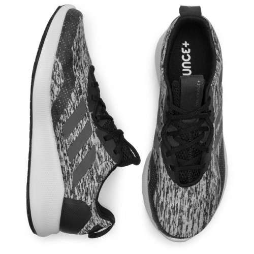 Original Mens adidas Purebounce+ Street B96360 Black/ Grey Size UK 10.5 (SA 10.5)