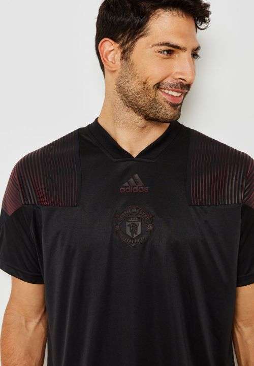 Original Men's adidas Manchester United Official Licensed Product Icon TEE CW7651 Size XXL