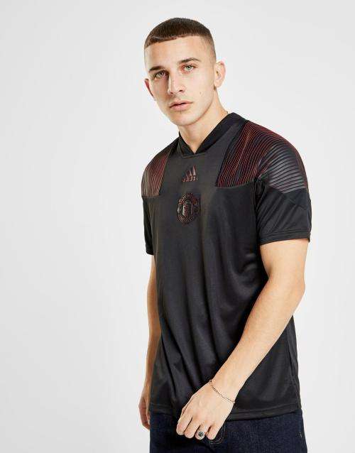 Original Men's adidas Manchester United Official Licensed Product Icon TEE CW7651 Size XXL