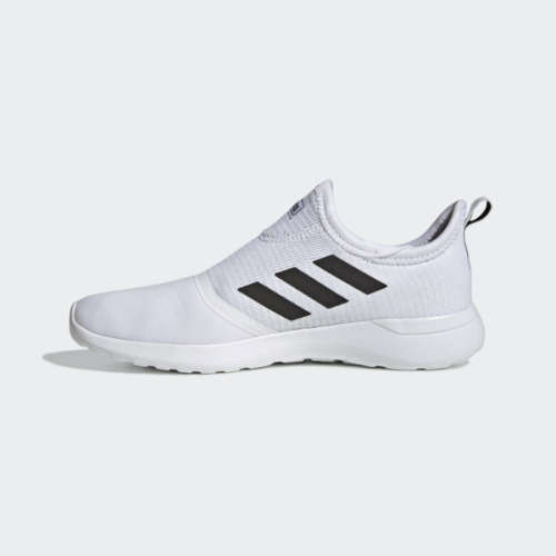 Original Men's adidas NEO Lite Racer SlipOn White/ Black F36665 Size UK 12 (SA 12)