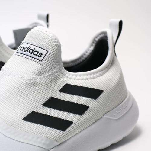 Original Men's adidas NEO Lite Racer SlipOn White/ Black F36665 Size UK 12 (SA 12)