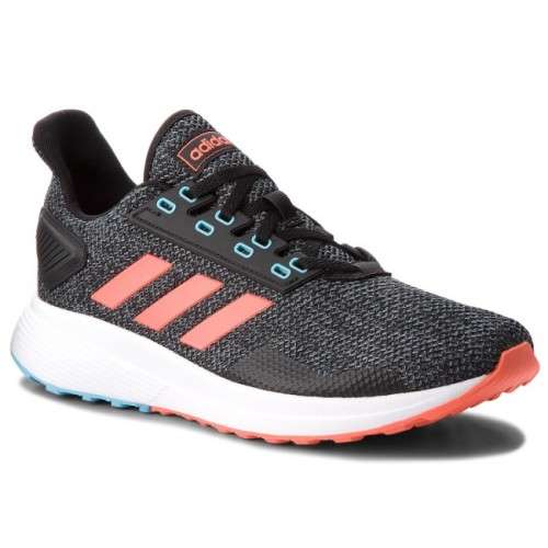 Original Mens adidas DURAMO 9 Carbon Black BB6919 Size UK 11 (SA 11)
