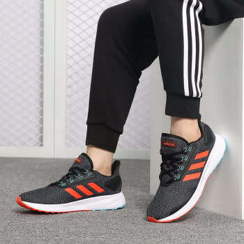 Original Mens adidas DURAMO 9 Carbon Black BB6919 Size UK 11 (SA 11)