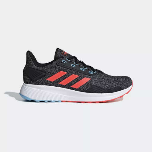 Original Mens adidas DURAMO 9 Carbon Black BB6919 Size UK 11 (SA 11)