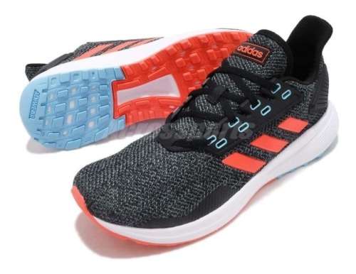 Original Mens adidas DURAMO 9 Carbon Black BB6919 Size UK 11 (SA 11)