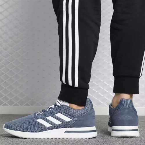 Original Mens adidas RUN 70S Knit Blue B96557 UK Size 12 (SA 12)