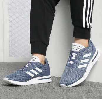 Original Mens adidas RUN 70S Knit Blue B96557 UK Size 12 (SA 12)