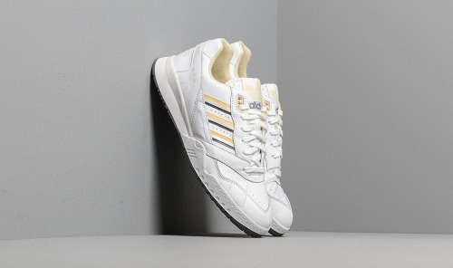 Original Mens adidas A.R Trainers White/Yellow BD7840 Size UK 9 (SA 9)