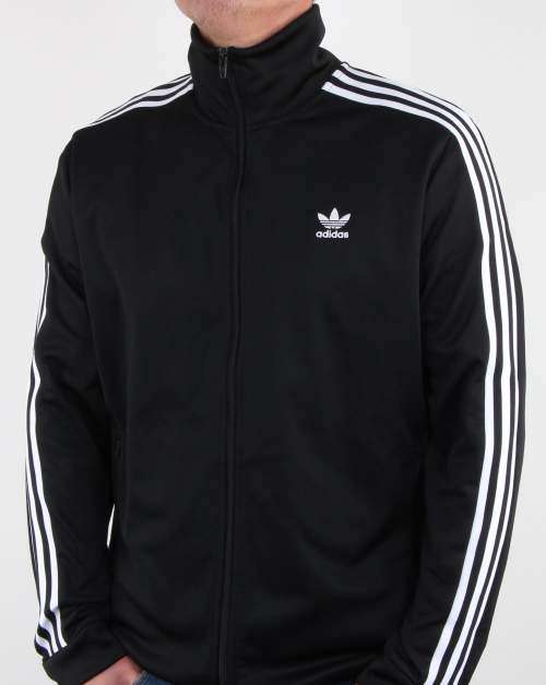 Original Men's adidas Beckenbauer Track Top Jacket Black CJ9268 Size XL
