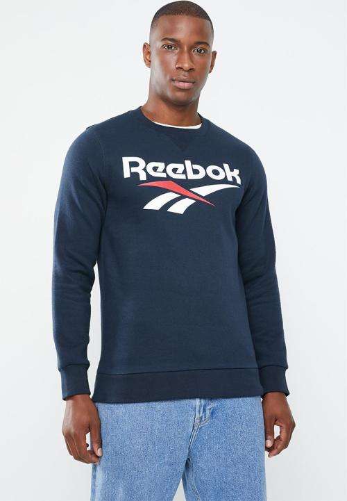 Original Men's Reebok Classics Vector Crew Navy CK6962 Size Extra Large