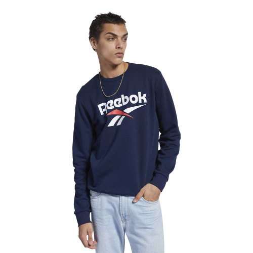 Original Men's Reebok Classics Vector Crew Navy CK6962 Size Extra Large