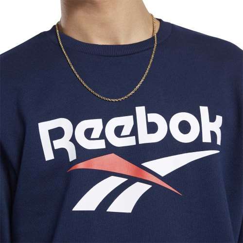 Original Men's Reebok Classics Vector Crew Navy CK6962 Size Extra Large