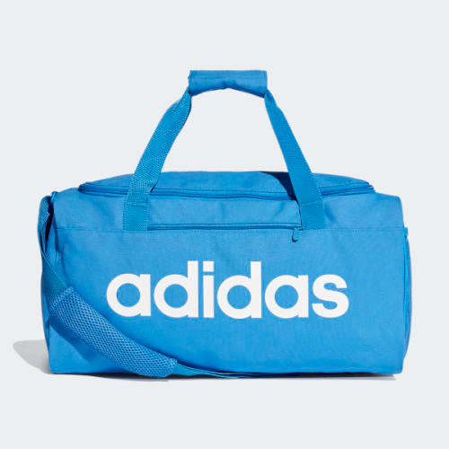 Original adidas Unisex Linear Core Duffel Bag Small Blue DT8623