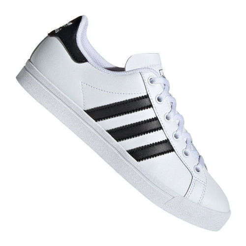 Original Women's adidas Coast Star J EE9698 Black/White Size UK 5 (SA 5)