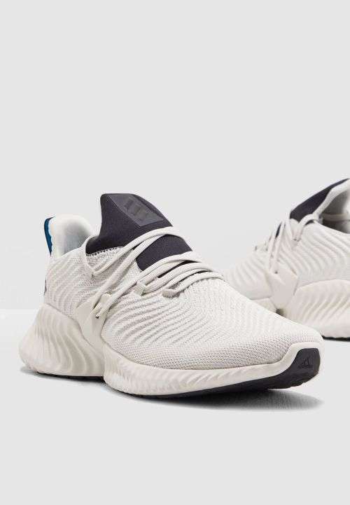 Original Mens adidas Alphabounce Instinct Raw White/ Core Black D96542 Size UK 10 (SA 10)
