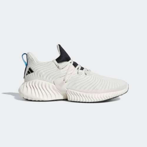 Original Mens adidas Alphabounce Instinct Raw White/ Core Black D96542 Size UK 10 (SA 10)