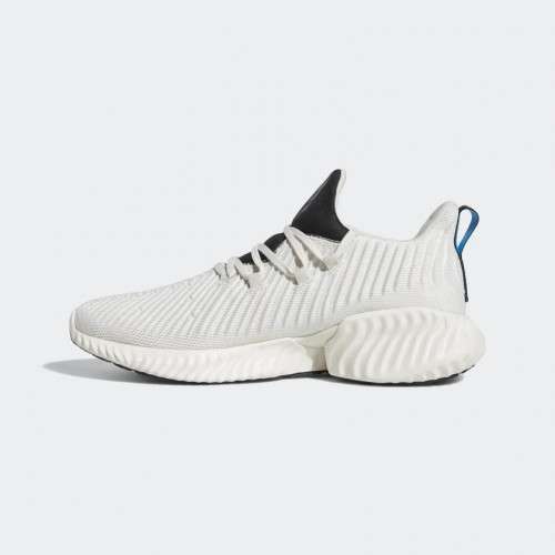 Original Mens adidas Alphabounce Instinct Raw White/ Core Black D96542 Size UK 10 (SA 10)