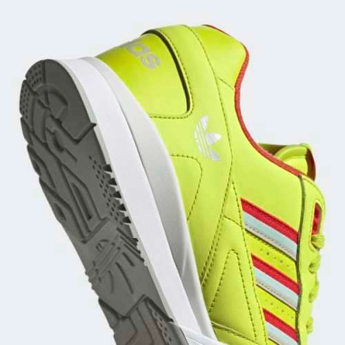 Original Mens adidas A.R Trainers Neon Yellow DB2736 UK 10 (SA 10)