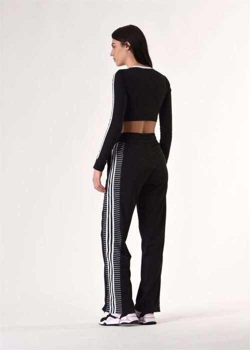 Original Women's adidas Track Pants Black & White Stripes DU9880 Size UK/SA - 12 (Medium)