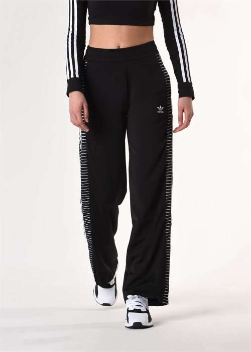 Original Women's adidas Track Pants Black & White Stripes DU9880 Size UK/SA - 12 (Medium)