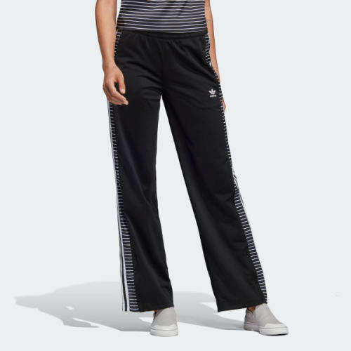 Original Women's adidas Track Pants Black & White Stripes DU9880 Size UK/SA - 12 (Medium)
