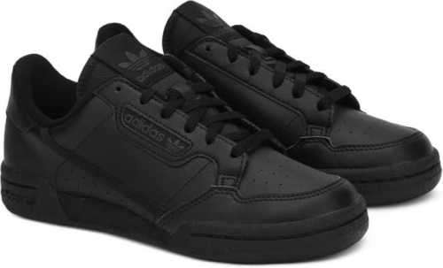 Original KIDS adidas UNISEX Continental 80 J All Black F97500 Size UK 5 (SA 5)