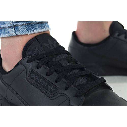 Original KIDS adidas UNISEX Continental 80 J All Black F97500 Size UK 5 (SA 5)