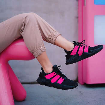 Original Women's adidas PROPHERE Carbon/ Pink B37660 Size UK 6 (SA 6)