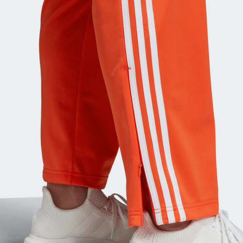 Original Men's adidas FIREBIRD TRACK PANTS Orange CL7844 Size Large