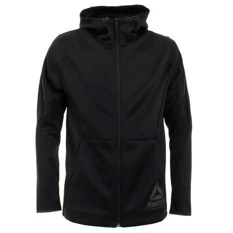 Original Men's Reebok One Series Spacer Full Zip Hoodie Black EC0978 Size Large