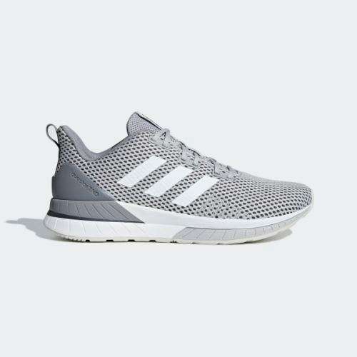 Original Mens adidas QUESTAR TND Grey Two/ Cloud White F34693 Size UK 9 (SA 9)
