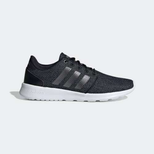 Original Women's adidas QT Racer Core Black/ Night Met EE8089 Size UK 4 (SA 4)