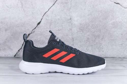 Original Men's adidas Lite Racer CLN Grey /Orange F34496 Size UK 9 (SA 9)